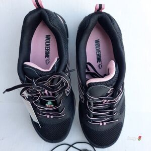 WOLVERINE Safety Shoes Pink Black